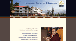 Desktop Screenshot of karmapa-education.org